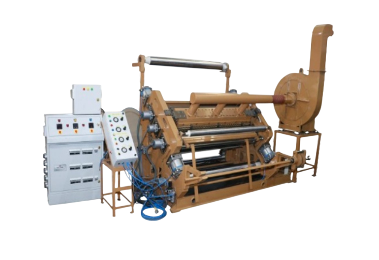 Single Facer Paper Fingerless Corrugating Machine